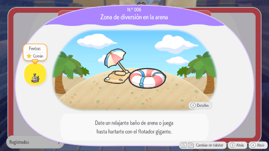 Zona de diversi�n en la arena