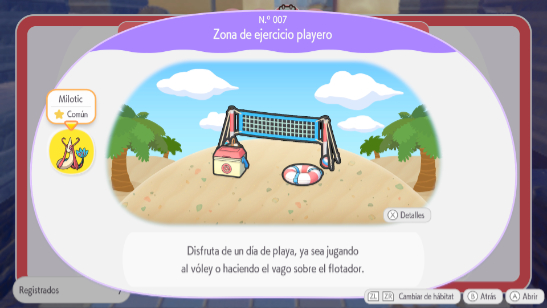 Zona de ejercicio playero