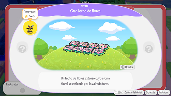 Gran lecho de flores