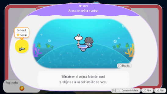 Zona de relax marina