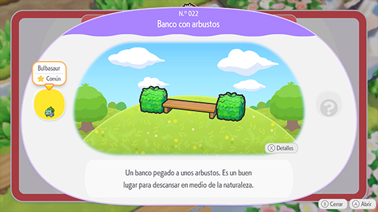 Banco con arbustos