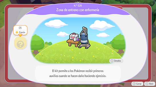 Zona de entreno con enfermer�a