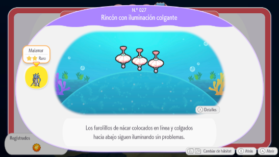 Rinc�n con iluminaci�n colgante