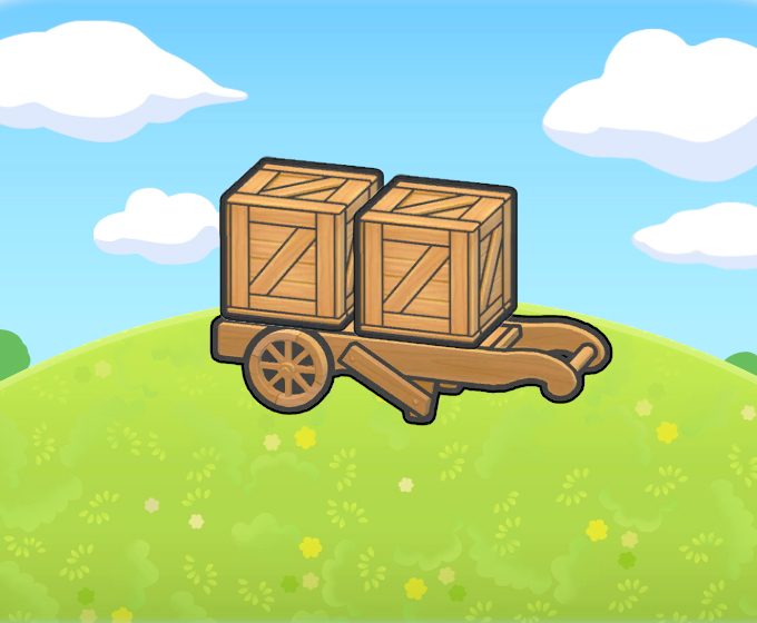 Carreta con mercanc�a