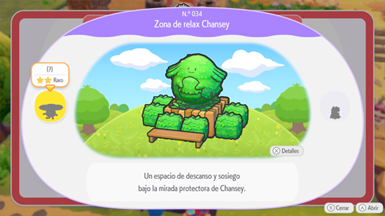 Zona de relax Chansey