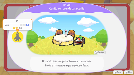 Carrito con comida para cenita