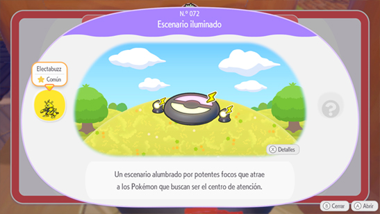 Escenario iluminado