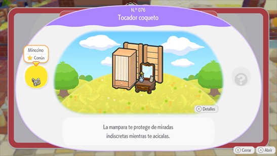 Tocador coqueto