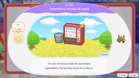 Expendedora con cubo de basura