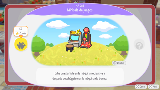 Minisala de juegos