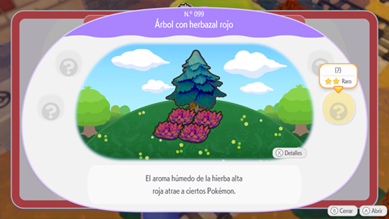 �rbol con herbazal rojo