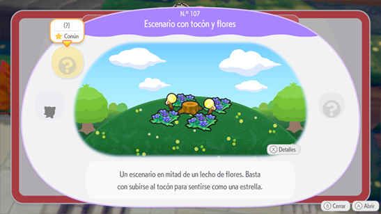 Escenario con toc�n y flores
