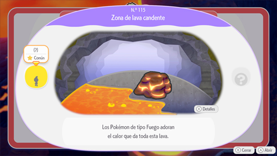 Zona de lava candente