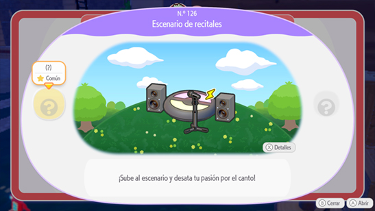 Escenario de recitales