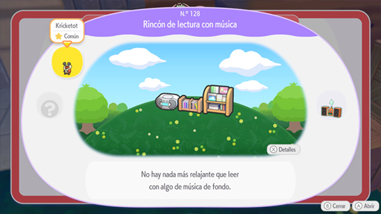 Rinc�n de lectura con m�sica
