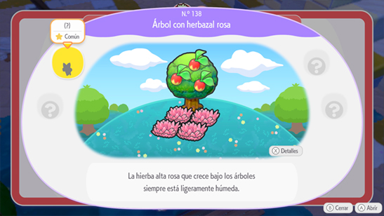 �rbol con herbazal rosa
