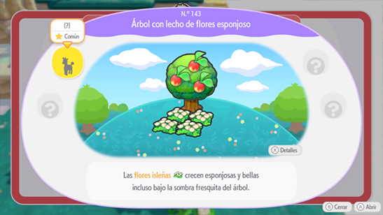 �rbol con lecho de flores esponjoso