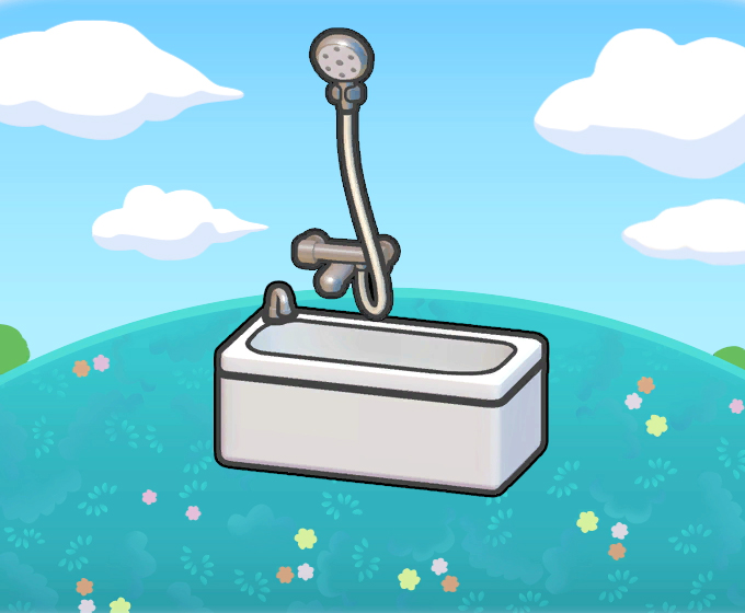 Cuarto de ba�o sencillo