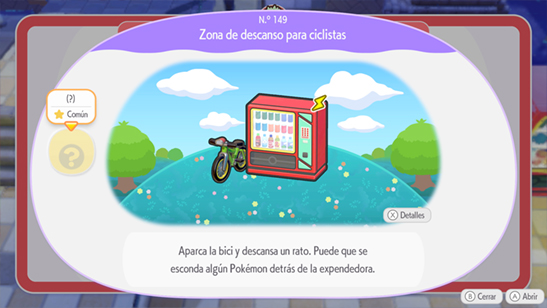 Zona de descanso para ciclistas