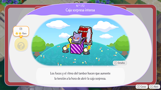 Caja sorpresa intensa