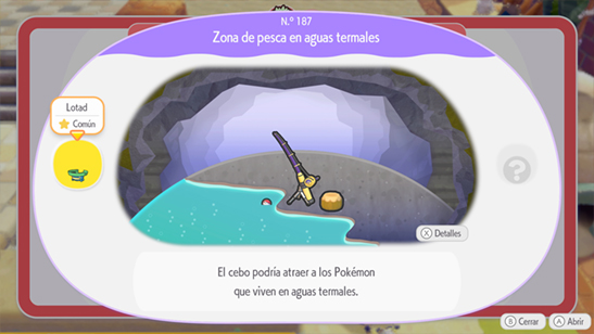 Zona de pesca en aguas termales
