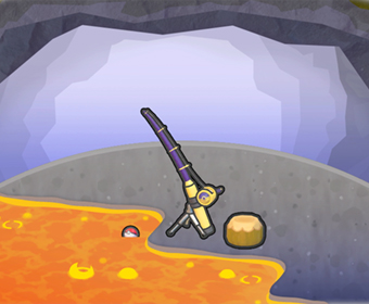 Zona de pesca en lava