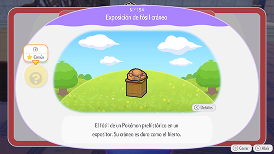 Exposici�n de f�sil cr�neo