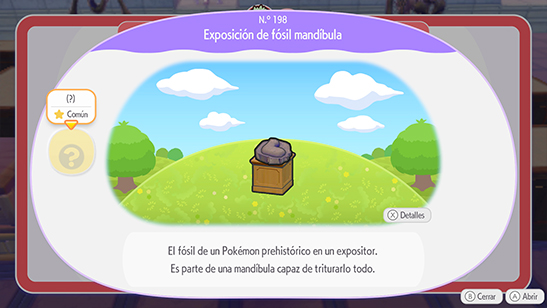 Exposici�n de f�sil mand�bula
