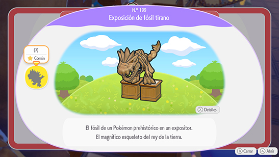 Exposici�n de f�sil tirano