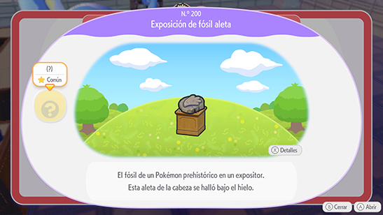 Exposici�n de f�sil aleta