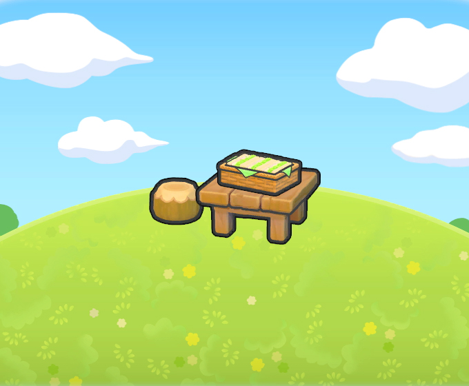 Mesa con s�ndwiches vegetales