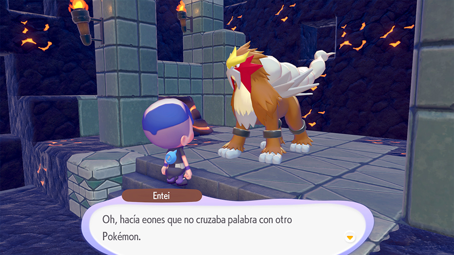 Di�logo con Entei