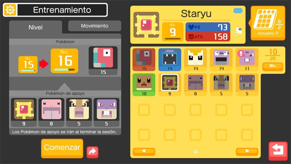 Entrenamiento Pokmon Quest