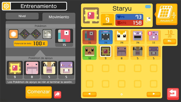 Entrenamiento Pokmon Quest