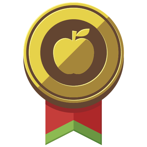 Medalla manzana